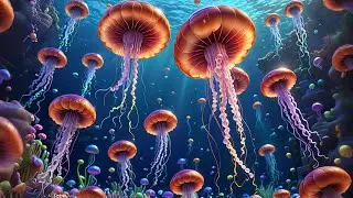 Five Jellyfish Wiggle Through the Sea | Ocean Song for Kids | Nursery Rhymes and Baby Songs