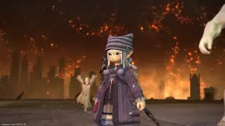 [FF14] 아르카디아 영식: 헤비급 4층 후반 첫 클리어 / D4, 흑마도사