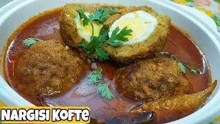 Nargisi Kofte/A very delicious and very beautiful mughlai recipe  *with english subtitles*By zaika-e
