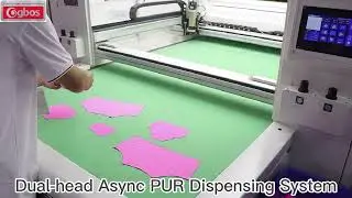 2 in 1 PUR Dispensing and cutting machine for underwear industry