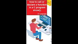 Functions in C Programming in Hindi | Calling a function in C Program