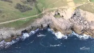 Swanage - Seventh Wave Restaurant. Aeral Drone footage, Phantom 3 PRO