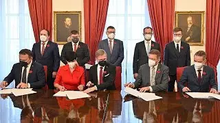 Centre-right parties sign coalition deal to form new Czech government