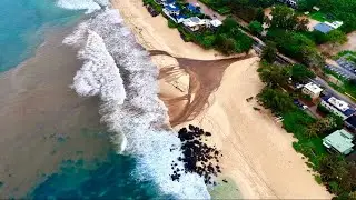 FLASH FLOODS STRIKE SURFING&rsquo;S MOST FAMOUS COASTLINE (North Shore Oahu)