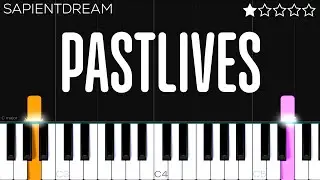 Sapientdream - pastlives | EASY Piano Tutorial