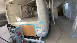 1966 VW Split Bus gets interior Paint