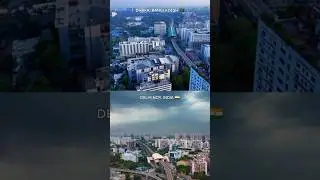 DHAKA, BANGLADESH 🇧🇩 & DELHI NCR, INDIA 🇮🇳 | CITY EXPLORING | SKYVIEW SHUBHO