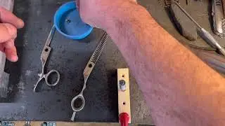 Scissor Sharpening Class - Difficult Thinner Hardware