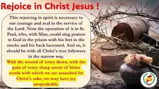Rejoice in Christ Jesus! # Christian Character Pearls#