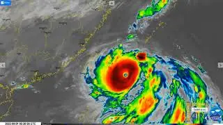 Miran Rubin - Super Typhoon Hinnamnor (Henry) 2022 - rammb cira - sat=himawari9 - IR Clean 2km