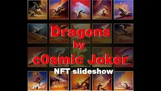 Dragon NFT's Created by Ai and available on Rarible.