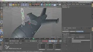 Kreativprojekt in Cinema 4D: 26 - Raum modellieren - Kette hinzuladen