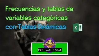 [🐸POR LAS RAMAS] Descripción de variables categóricos usando tablas dinámicas en Excel