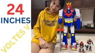 24 INCHES TALL VOLTES V ROBOT - UNBOXING 3D PRINTED VOLTES V