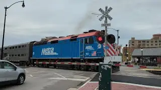 Dunton Ave. Grade Crossing (Arlington Heights, IL) 10/13/25