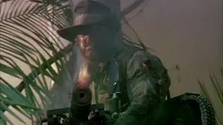 Mini Gun Ambush Scene - Predator (1987) HD