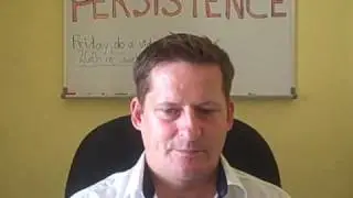 Entrepreneurs must be Persistent in 