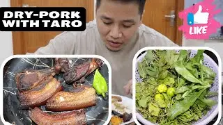 DRY PORK WITH TARO ||                               Creeping Plant-Fish Mint SINGJU ||