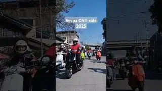 Vespa Club of the Phil CNY ride 2025 #vespalife #vespa