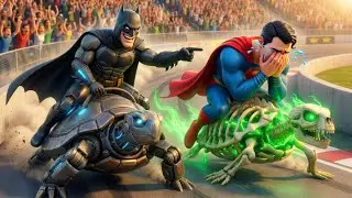 🐢🦇 SUPERMAN vs BATMAN Turtle Racing Tournament &ndash; Epic Racing Challenge