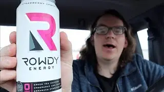 Rowdy energy strawberry lemonade keto friendly zero sugar green tea caffeine energy drink review