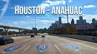 Houston to Anahuac! Drive with me on a Texas highway!