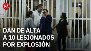 Diez heridos de explosi&oacute;n en Iztapalapa ya fueron dados de alta