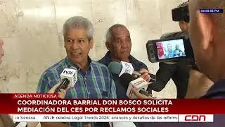Coordinadora Barrial Don Bosco solicita mediación del CES por reclamos sociales