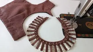 most beautiful new blouse design||model blouse design||new blouse design cutting and stitching||