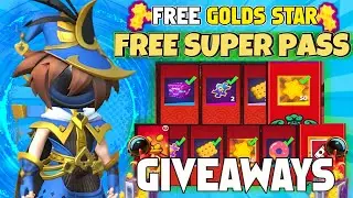 FREE GOLDS STARS || FREE SUPER PASS NEW GIVEAWAY EVENT || SUPER SUS FREE LEGEND KILLER GAMING || LKG