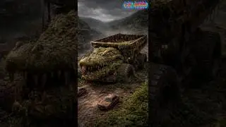 Haul Truck Crocodile in emerald mining #animals #ai #picture #shortvideo