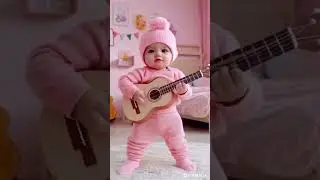 Cute baby sings the song I Love You Mommy