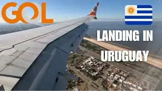 FLYING TO URUGUAY! GOL Boeing 737 MAX 8 landing in Montevideo