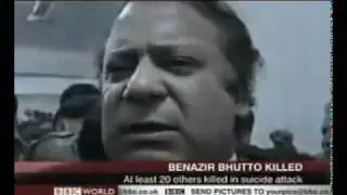 Nawaz Sharif On Benazir Bhutto s Death   YouTube