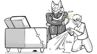 How To Deal With Cockroaches... Kind Of | OtsuMegaPlus comic dub