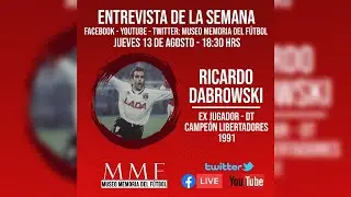 #EnVivoMMF: Ricardo Dabrowski, campe&oacute;n Libertadores 1991
