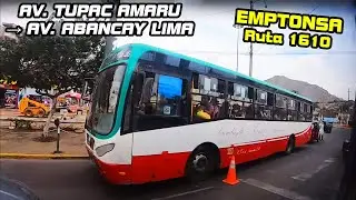 Desde AV TUPAC AMARU INDEPENDENCIA → AV ABANCAY LIMA | ET 11 DE NOVIEMBRE SA EMPTONSA Ruta 1610