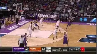 Northern Iowa vs. Texas: Prince Ibeh block