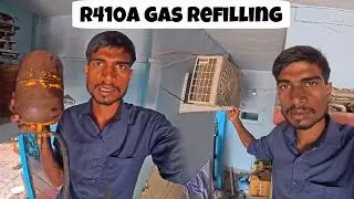 VLOG 114 || Hitachi AC R 410A gas refilling in Raghopur || Ehsan Vlogs 