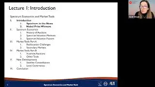 Lecture 1: Intro to Spectrum Economics and Market Tools