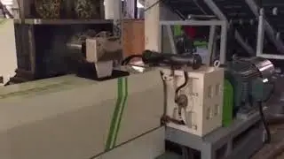 Laminated film pelletizing machine
