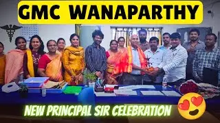 😍👨&zwj;⚕️|GMC WANAPARTHY |New Principal celebration 🏥|Medico Pathan |#vlog#mbbs #neet #doctor