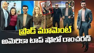 Ram Charan Mass Craze In America Good Morning Show | Ram Charan Hollywood Critics Awards 2023 | Meta