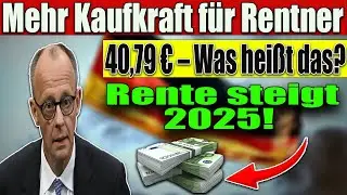 Rentenwert 2025: Jetzt 40,79 &euro; &ndash; Mehr Kaufkraft f&uuml;r Rentner!
