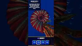 AMMONITE ALL EVOLUTION | JURASSIC WORLD THE GAME#shorts
