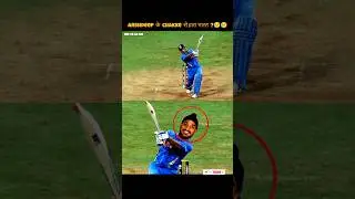 Arshdeep singh last ball six 🤣🤣 ind vs sl 1st odi highlights #shorts #cricket