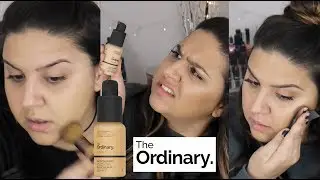THE ORDINARY Serum Foundation Review | 6$ VEGAN FOUNDATION?! | Vanessa Giorgio