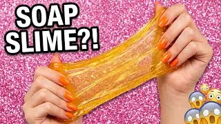 1 INGREDIENT No Glue CLEAR SLIME RECIPE!! 🫧🧼🫧 NO GLUE SOAP SLIME RECIPE!!