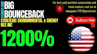 SENR STOCK NEWS | STRATEGIC ENVIRONMENTAL & ENERGY RES INC BIG BOUNCEBACK