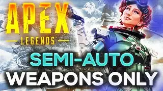SEMI-AUTO WEAPONS ONLY! Apex Legends Season 8 Gameplay! (PS4)